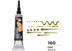 Контур універсальний, золото, глітер, 20мл. Rosa Talent 135160 