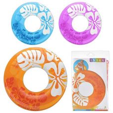 Круг 91см однотонний 3 кольори. INTEX 59251 (24)