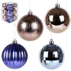 Кулька новорічна 6см. 12шт. в кор. 9701 (12/288)