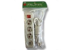 Подовжувач  5.0м. 3 гнізда + 2шт. USB-порти 305 OSM (60)