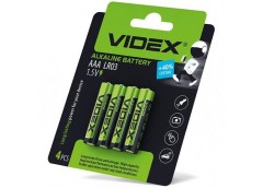 Бат. R3 бл. Videx лужна Alkaline 1.5V (4/40/720)