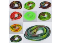 Змія 75см. тягнеться mix видів, в пак. 15*10*1см. XD2059 (500)
