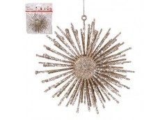 Новорічна фігура-підвіска Snowflake, 13см. R33896 (1)