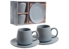 Набір чашок із блюдцями в кор. 2шт. 