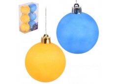 Кулька новорічна 6см. 6шт. в кор. 