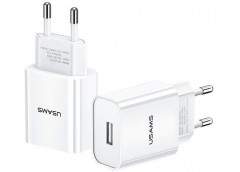 Зарядне Usams single port USB 5W 2,1А CC075TC01 (1)