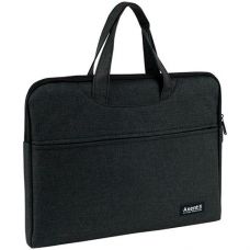 Сумка для документів A4, 1 відділ, текстильна, темно сіра AXENT 1632-02-A (1)