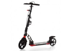 Самокат 2-х коліс. алюм. дорослий PU23/20см. кермо 94/103см. ручне гальм. фара S...