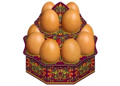 Підставка декоративна для яєць висока на 12яєць  №12.1  (80)
