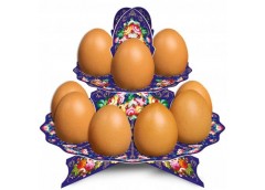 Підставка декоративна для яєць низька на 12яєць  №12 (50)