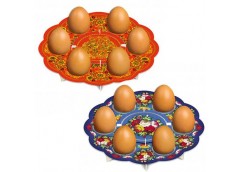 Підставка декоративна для яєць тарелка на 6яєць  №6 (50)