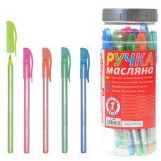 Ручка 1Вересня кул мас синя 