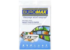 Фотопапір глянцевий А4 20арк. самоклеючий 135гр. BUROMAX BM.2280-2020 (1) &&