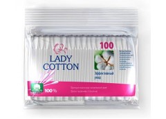 Вухочистки Lady Cotton в пакеті 100шт.  87351 (50)