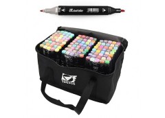 Набір 2-х сторон. скетч-маркерів 120кол. в сумці J.O. ST40663 (8)