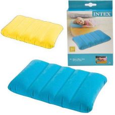 Подушка надувна 43*28*9см 3 кольора INTEX 68676 (24)