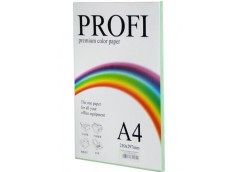 Папір офс  А-4 PROFI 100а/ 80г паст зелена