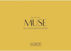 Папка д/аквар Mix Technique А4+ 10ар 240 грм  MUSE PD-A4-045 &&& Школярик