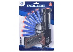 Пістолет на лист. м'які кулі-присоски 8шт. 27*19*4см. HSY-180 (48)