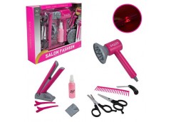 Набір перукаря в кор. на бат. фен. з аксес. звук. світло 30*36*7см. 2317 (12)