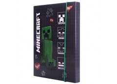 Папка для зошитів YES В5 на резинці Minecraft картонна 24*18*3см 500243 (1/12)