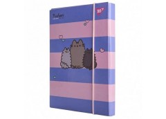 Папка для зошитів YES В5 на резинці Pusheen картонна 24*18*3см 500245 (1/12)