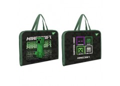 Портфель пластиковий А4 на блискавці Yes Minecraft FC 35*26*3см 492168 (1/12)