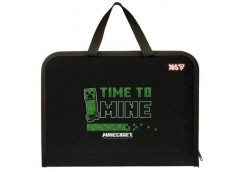Портфель пластиковий А4 на блискавці Yes Minecraft FC 35*26*3см 492357 (1/12)