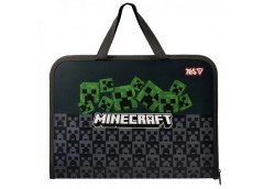 Портфель пластиковий А4 на блискавці Yes Minecraft FC 35*26*3см 492355 (1/12)