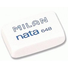 Ластик Milan прямоуг біл в чехлі 648 Nata (48/1200)  J.Otten
