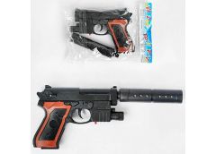 Пістолет на пульках,лазерний приціл, в пакеті 13*3*17см. 238-3 (240)