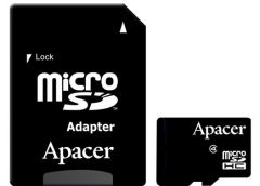 Карта пам'яті APACER microSDHC 32GB UHS-I  U1+adapter AP32GMCSH10U