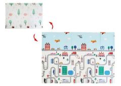 Килимок дитячий 2-х сторон. в сумці 180*200*0.8см. XPE. текстурний 99*40*6см. MR...