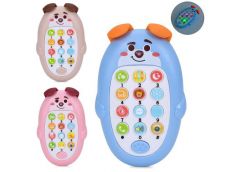 Телефон в куль. на бат. музика/звук. світло 12*19*3см. 3кол. A626-10 (80)