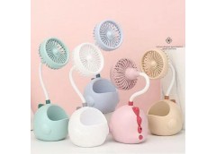Вентилятор в кор. акум. настільний. USB. 10*10*16см. 5кол. CS 275 A (96)