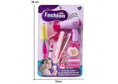 Набір перукаря на лист. на бат. фен. гребінець. аксес. 33*38см. BE2510 (24/48)