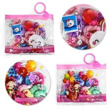 Набір на лист. 10 резинок. 9 крабиків WW02066 (1/12)