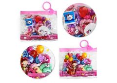 Набір на лист. 10 резинок. 9 крабиків WW02066 (1/12)