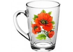 Чашка 300мл. за 1 шт Капучіно в асорт(кава, фрукти, квіти ...)  07с1334 ЮЖП (20)...
