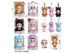 Лялька в кор. в хутряному вбрані 11*17*6см. мікс. вид. 6079A (120)