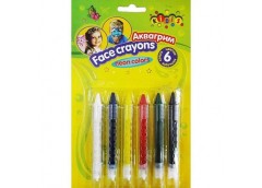 Аквагрим в олівцях, неонові, 6 кол. 9150 (7765) (1)