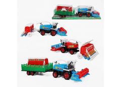 Комбайн в слюді інерц. з причепом 55*18*15см. 0488-141 (36)