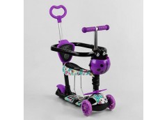 Самокат 5в1 в кор. Best Scooter підсвіт. коліс. захисним бампером, коллеса PU Аб...