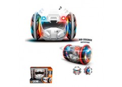 Машинка р/к. в кор. трюкова. на бат. оберт 360. музика. світло 19*11*13см. TA-4A...