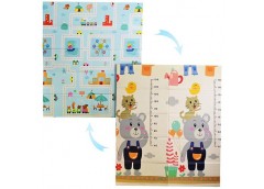 Килимок дитячий 2-х сторон. в сумці. складний. XPE 180*150*0.8см. 4вид. C1011 (1...