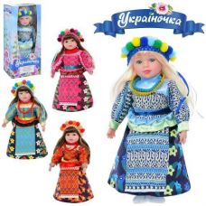 Лялька м'яконабивна в кор. на бат. 