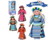 Лялька Україночка м'яконабивна 47cм,муз(укр.пісня),4види,бат(таб) 49*24*12см M 5...