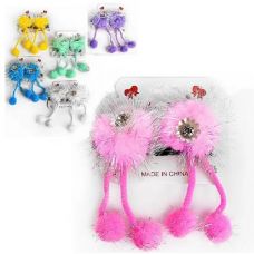 Заколка-затискач за набір 2шт (12ком)  02121