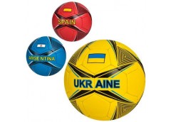 М'яч футбол  розмір 5, ПУ 1,4мм 400-420г 3вида 2500-252 (30)