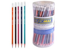 Ол граф BUROMAX трикутний з ластиком туба 100шт BM 8510-100 (100/600/1800) &&